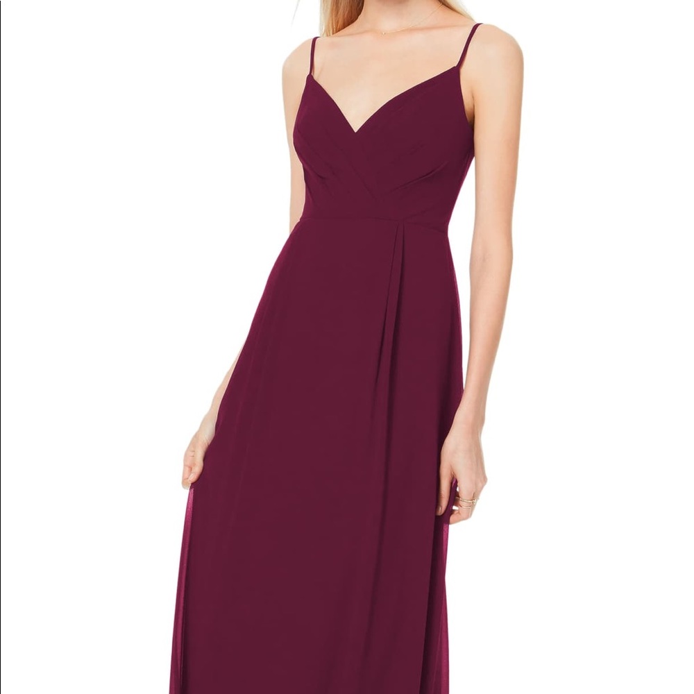 #Levkoff Pleated Bodice Gown - Black